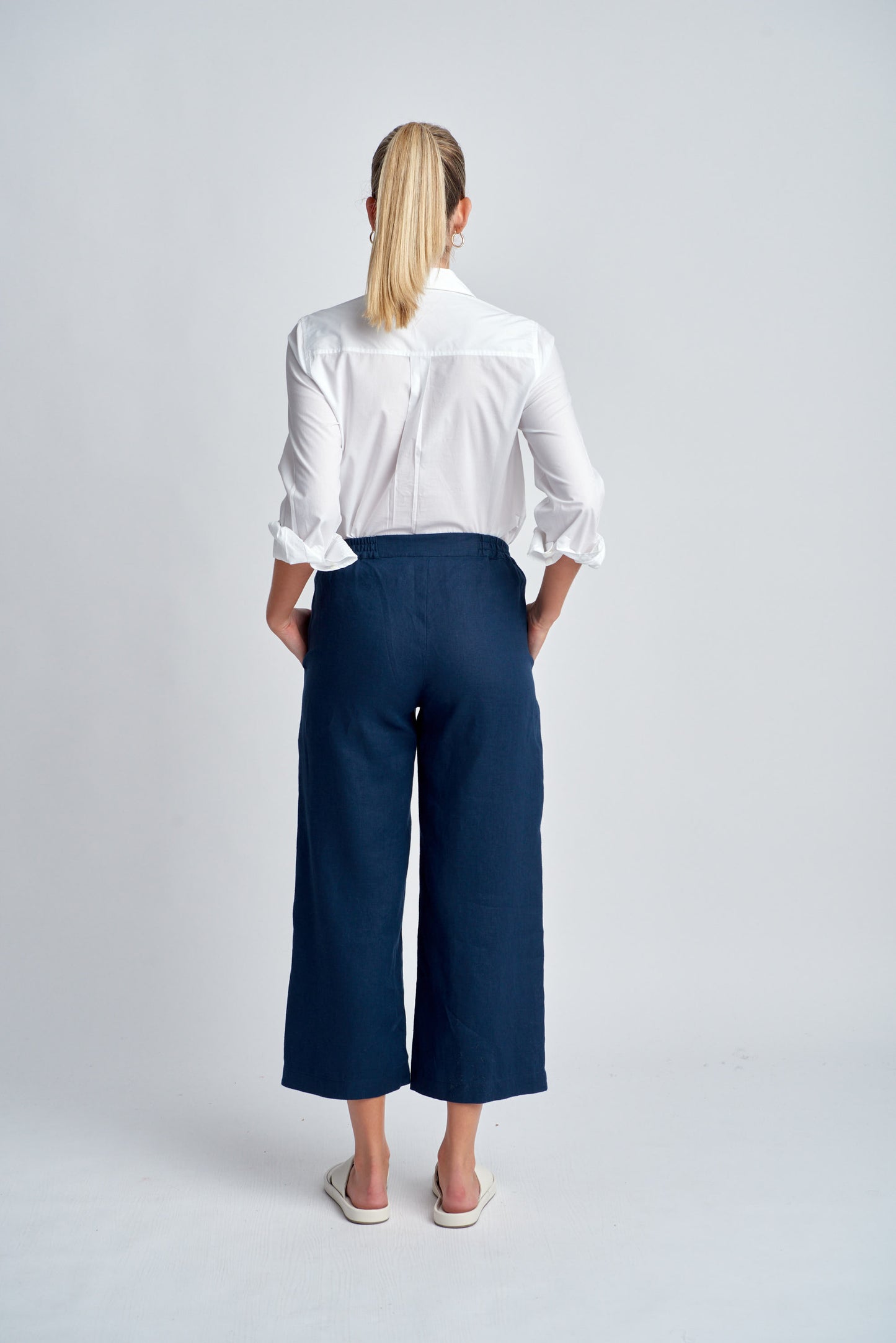 Crop Linen Pant