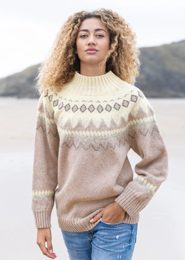 V neck fair hot sale isle jumper