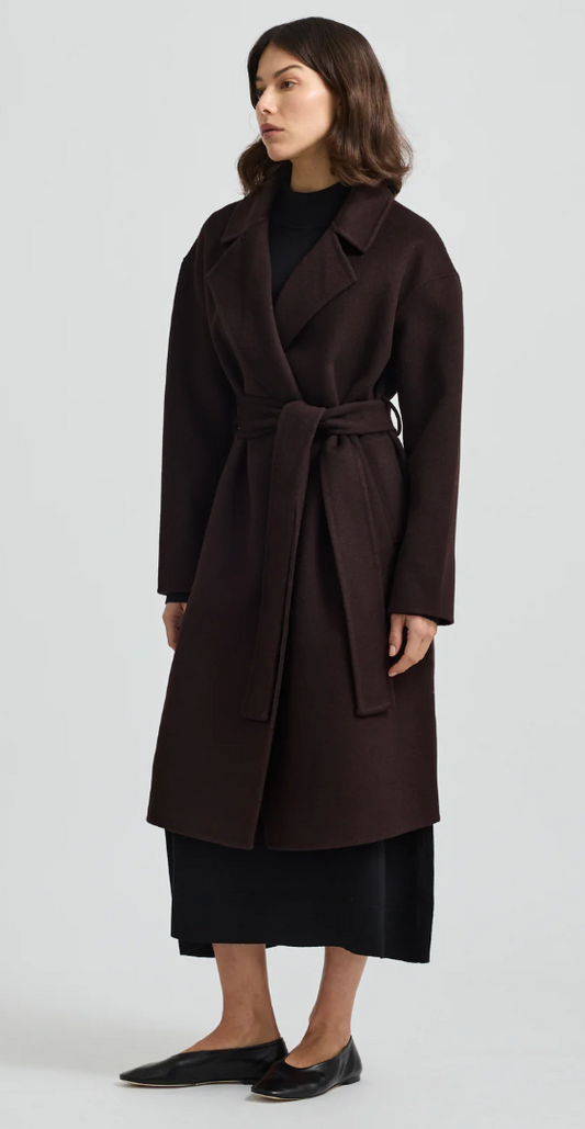 WRAP WOOL COAT