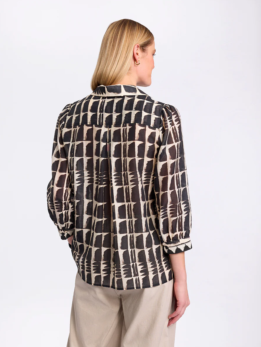 3/4 Ikat Shirt