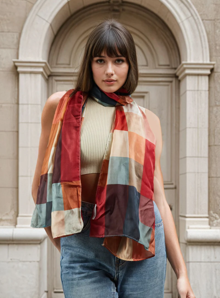 Colette silk Scarf