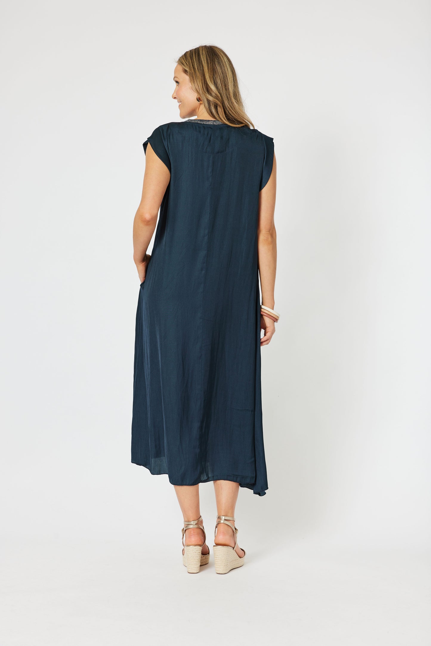 Traveller Luxe V Neck  Dress