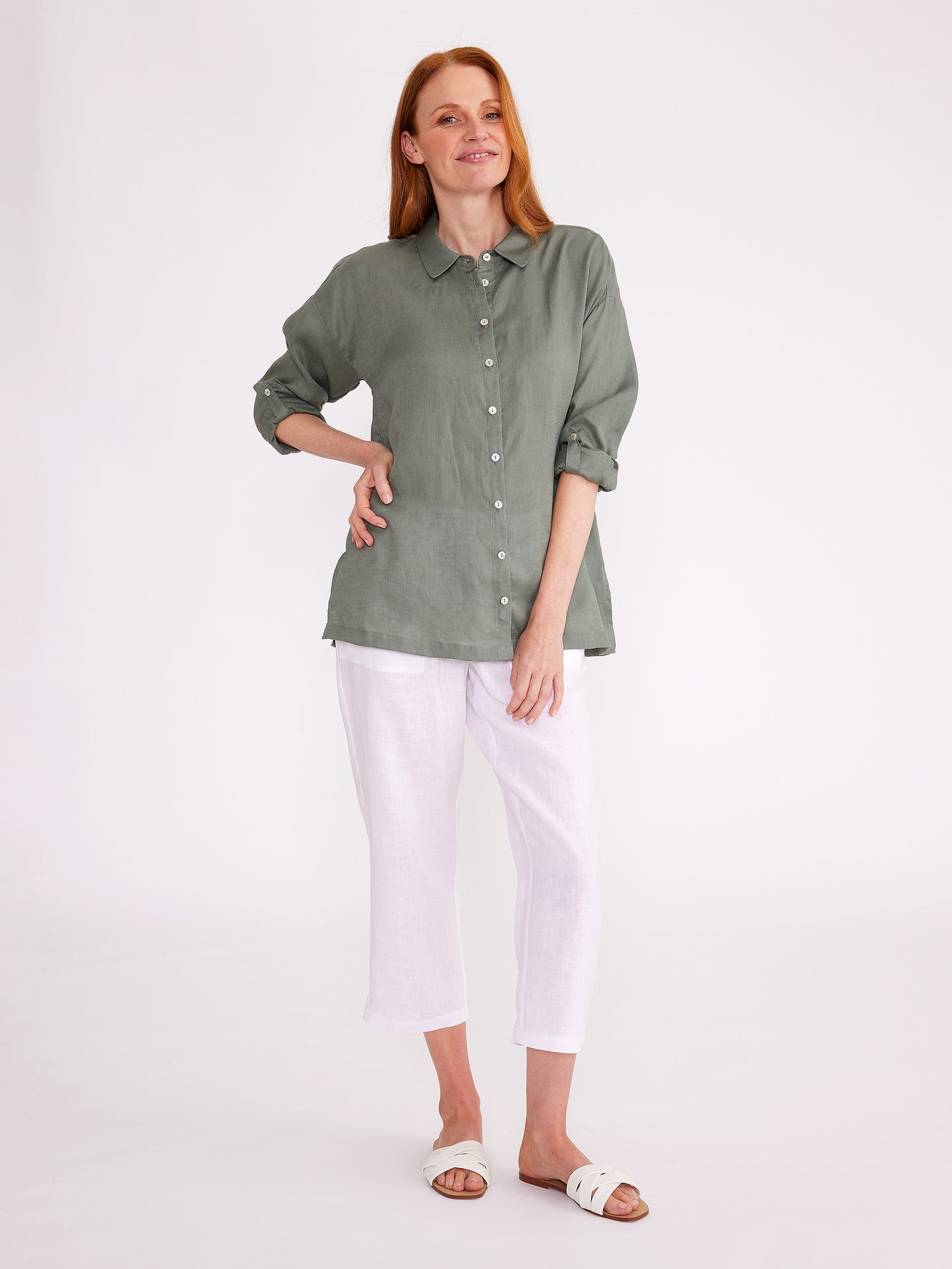 Relaxed Linen Over shirt