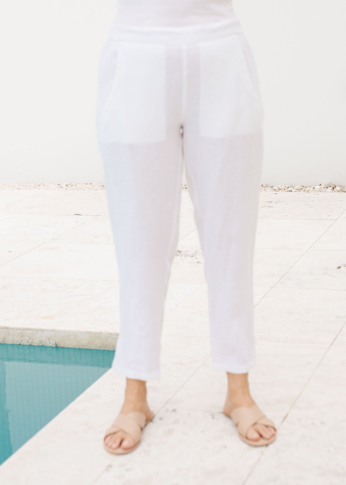 Cross Dye Linen Pant