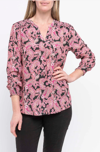 Rose Paisley Top